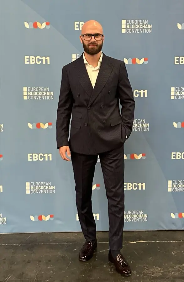 At the European Blockchain Convention